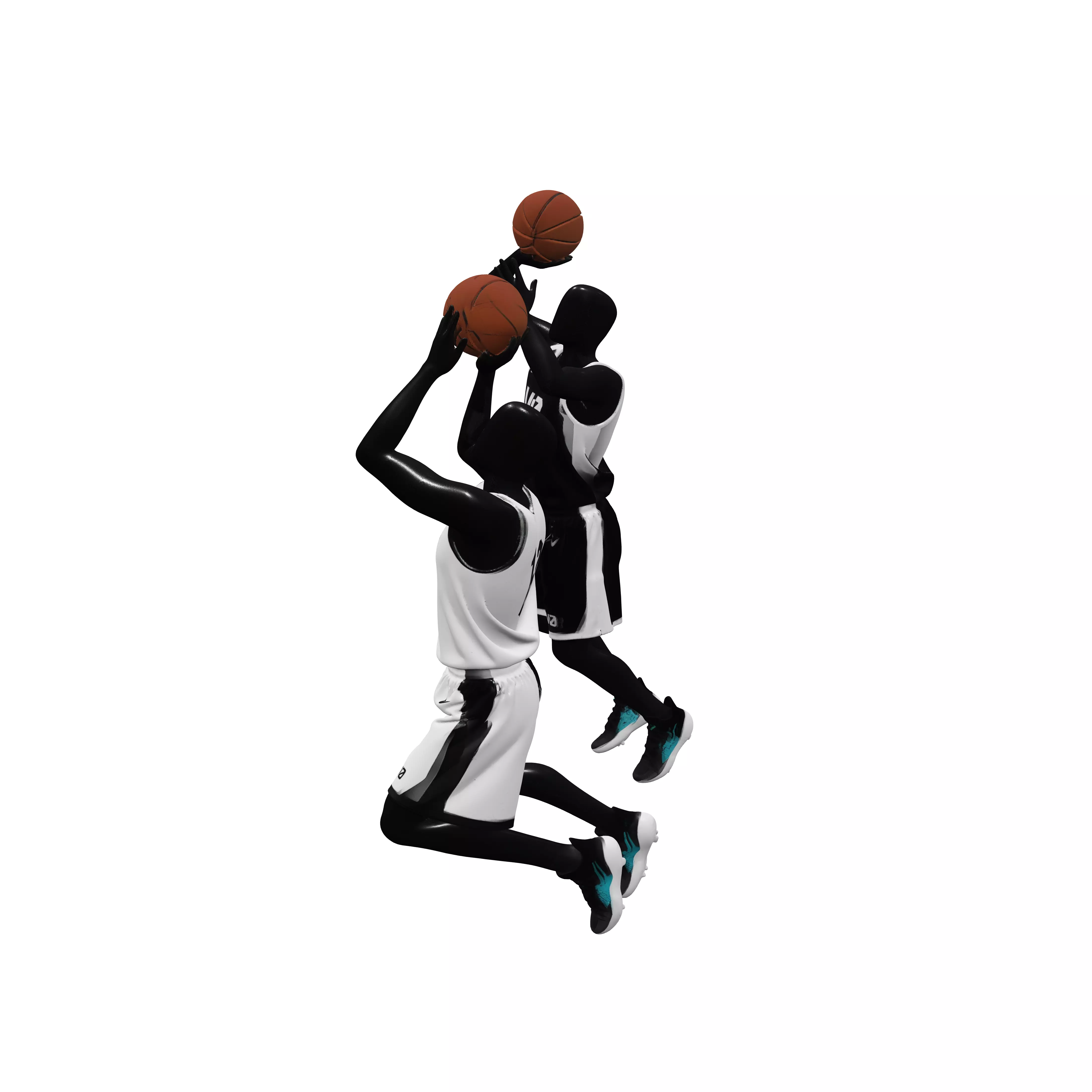 Jump Shot Duo 3D model
