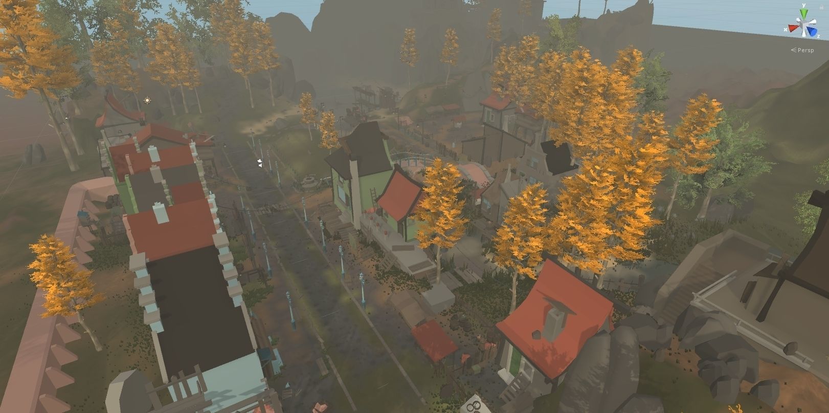 The Village and City of 18th Century Pack Low-poly 3D model_16