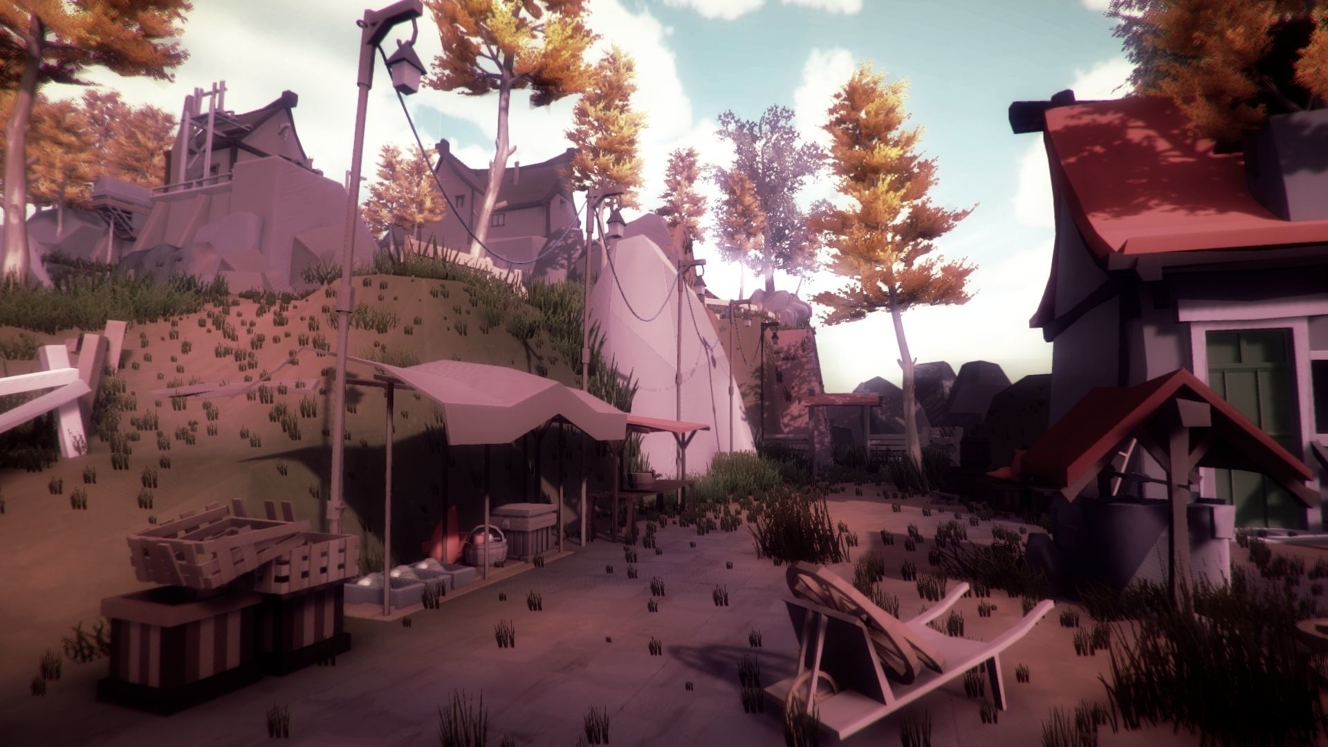 The Village and City of 18th Century Pack Low-poly 3D model_73