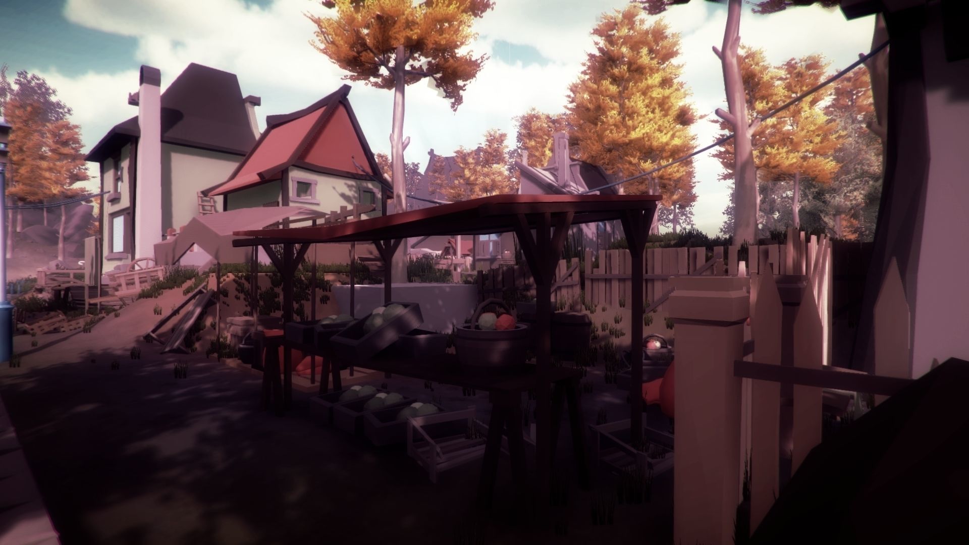 The Village and City of 18th Century Pack Low-poly 3D model_35