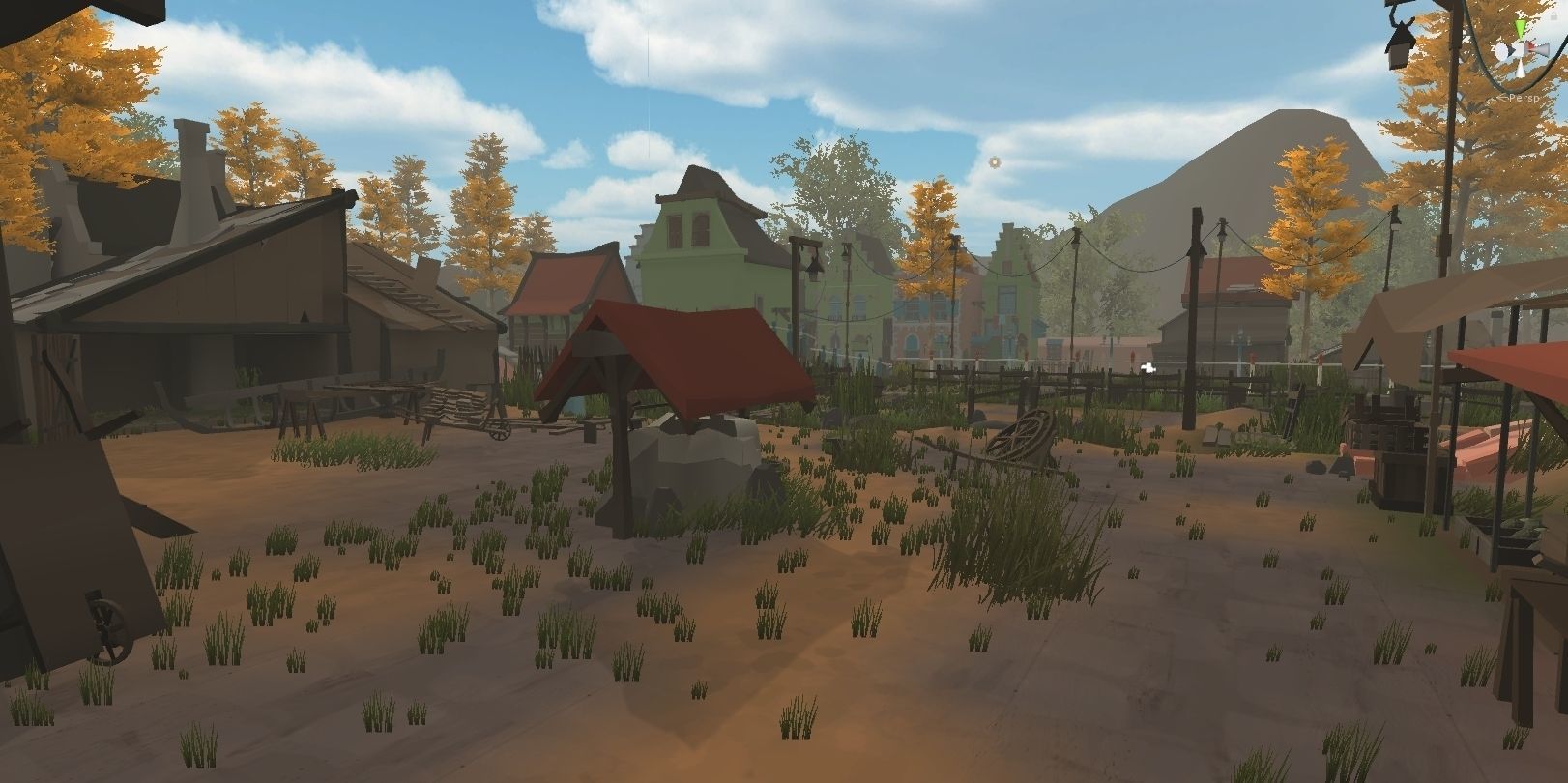 The Village and City of 18th Century Pack Low-poly 3D model_24