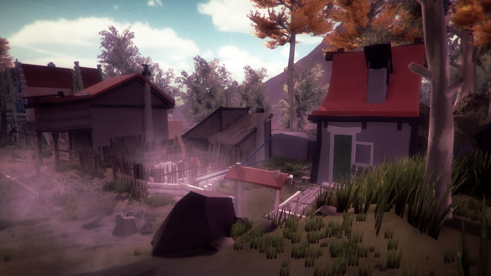 The Village and City of 18th Century Pack Low-poly 3D model_22