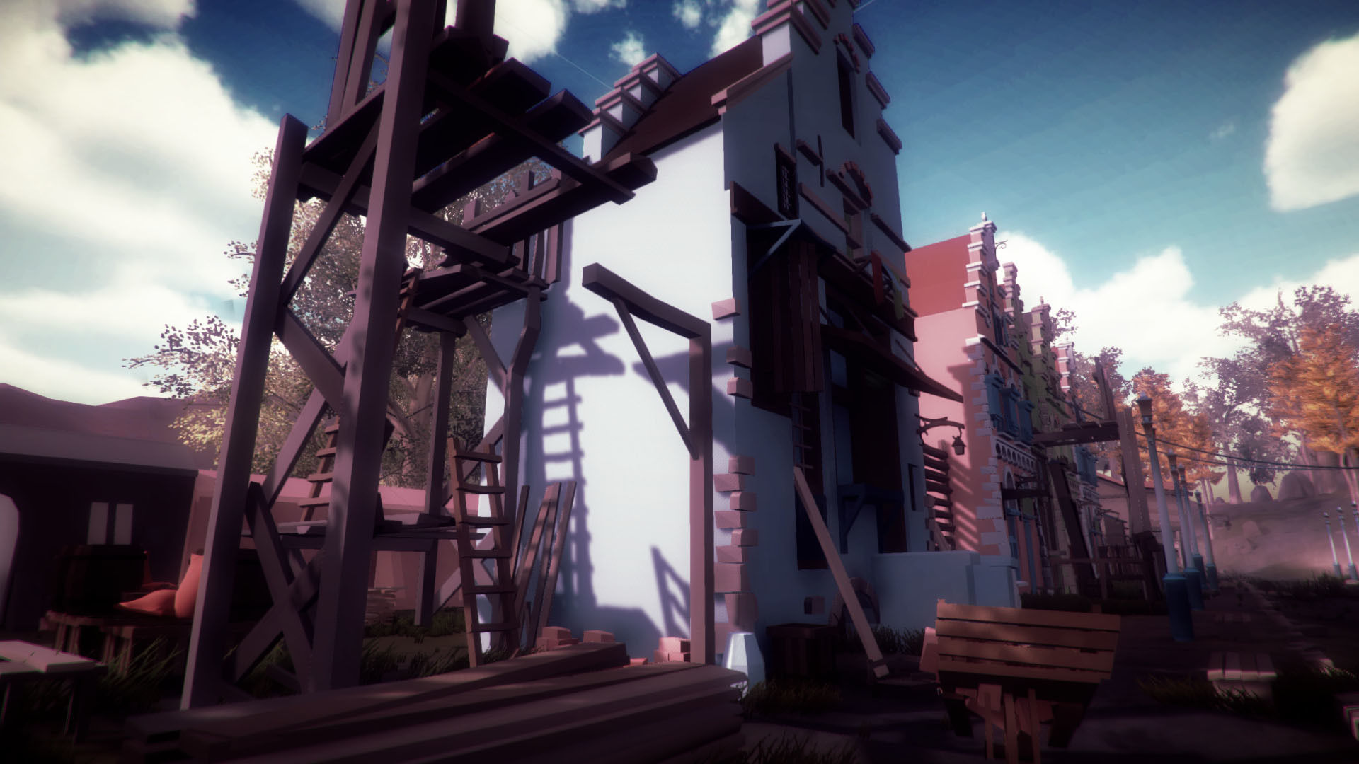 The Village and City of 18th Century Pack Low-poly 3D model_59