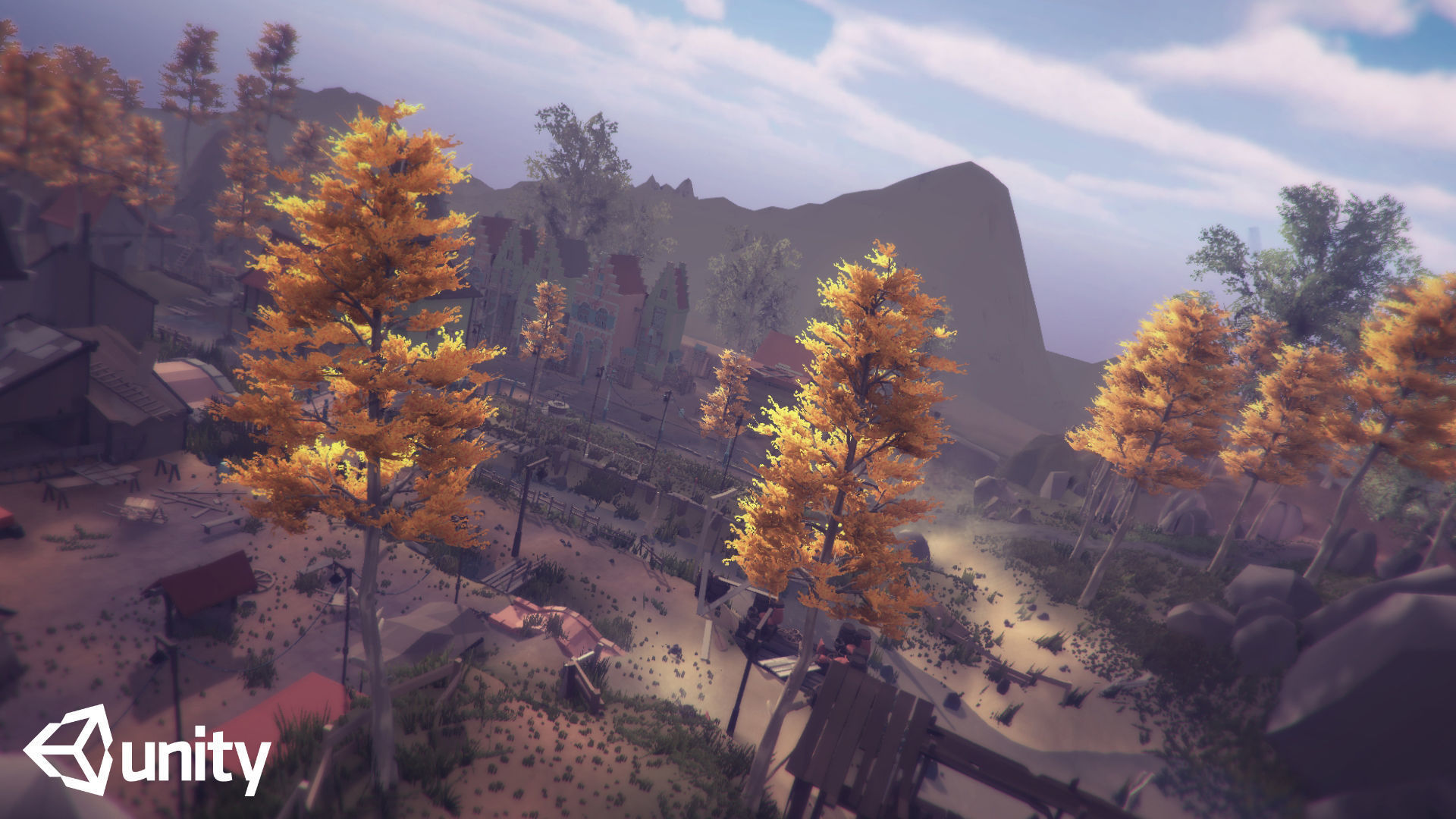 The Village and City of 18th Century Pack Low-poly 3D model_46