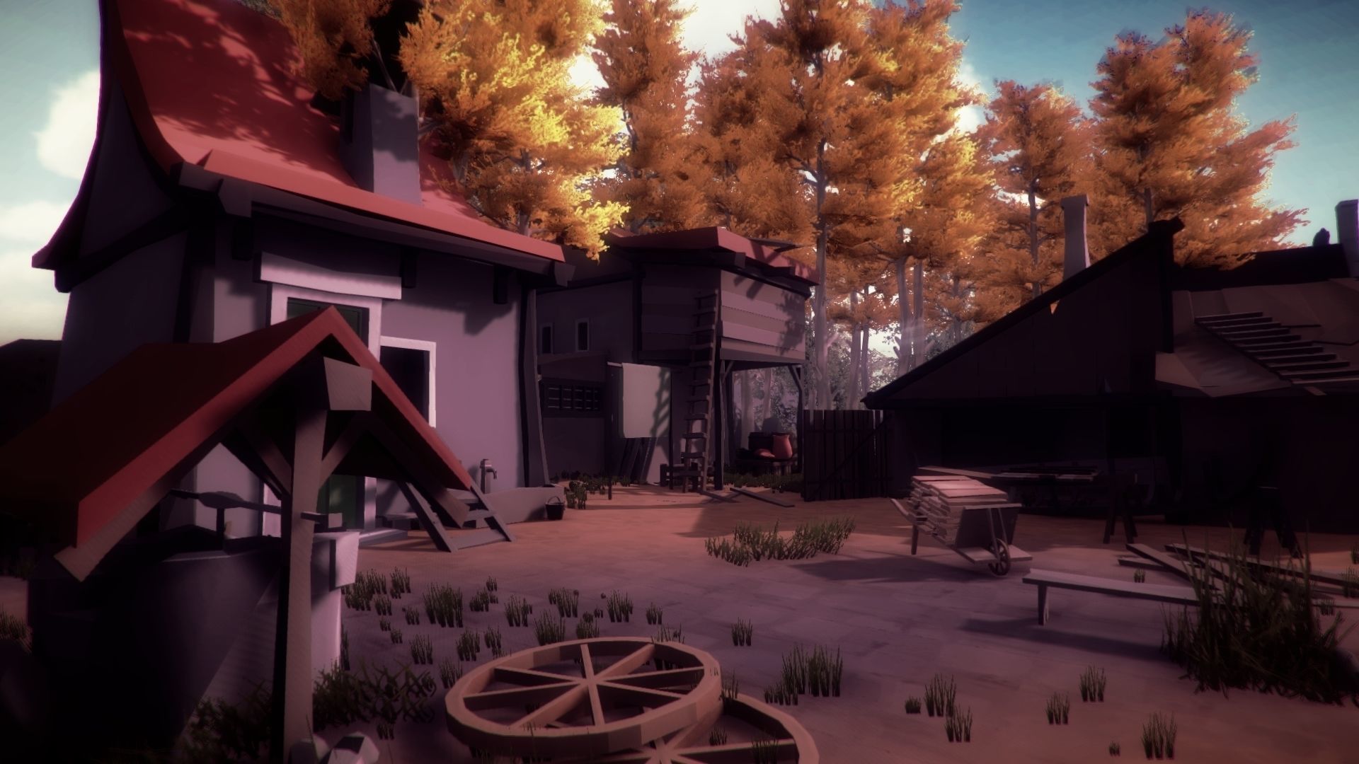 The Village and City of 18th Century Pack Low-poly 3D model_75