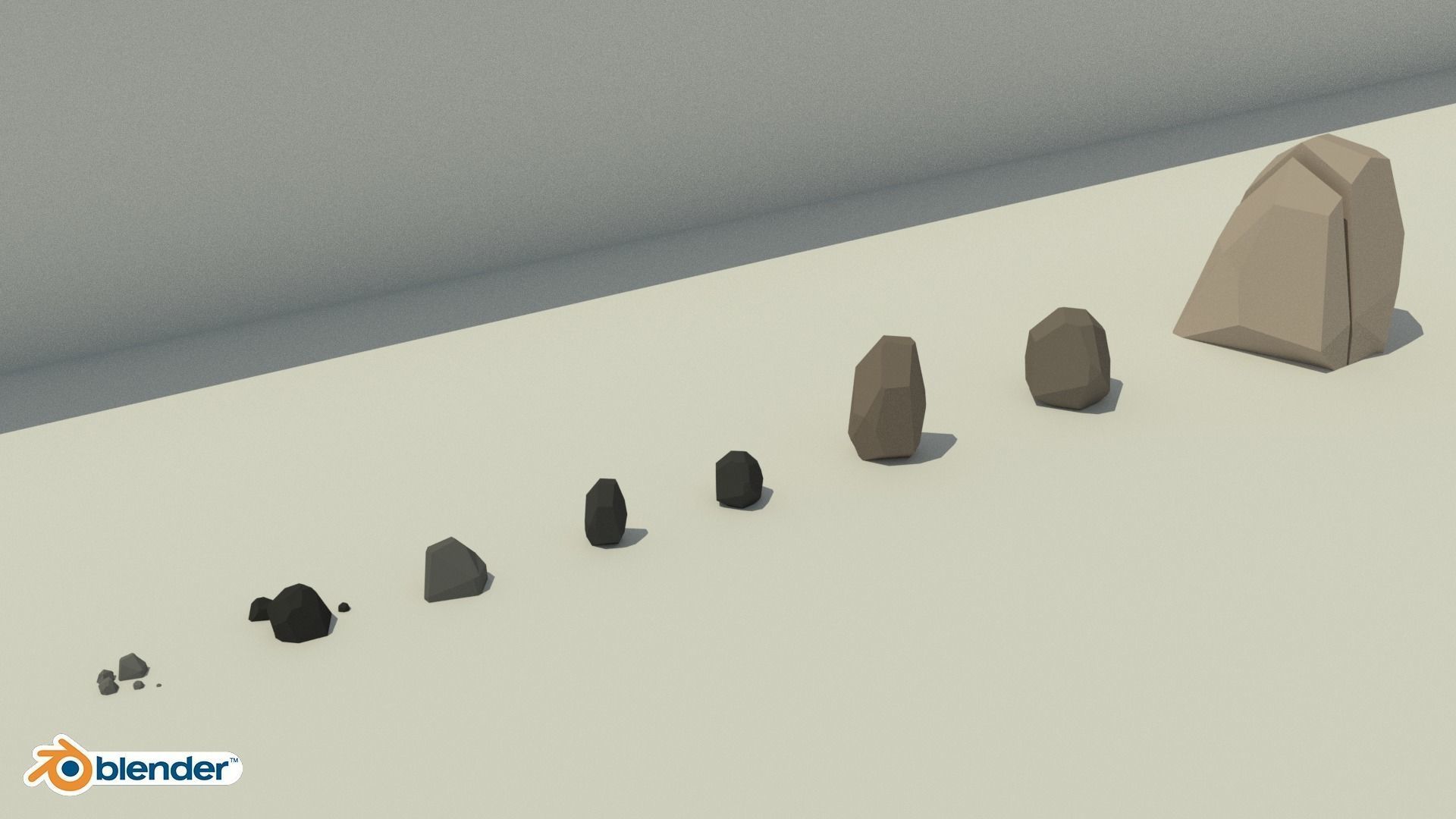 The Village and City of 18th Century Pack Low-poly 3D model_43