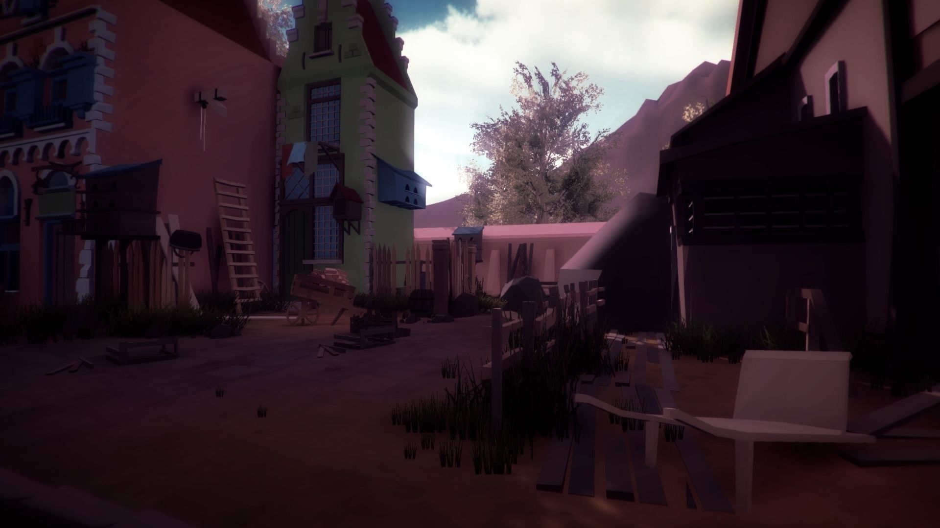 The Village and City of 18th Century Pack Low-poly 3D model_56