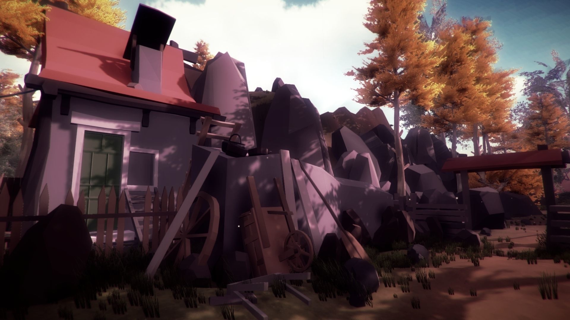 The Village and City of 18th Century Pack Low-poly 3D model_62