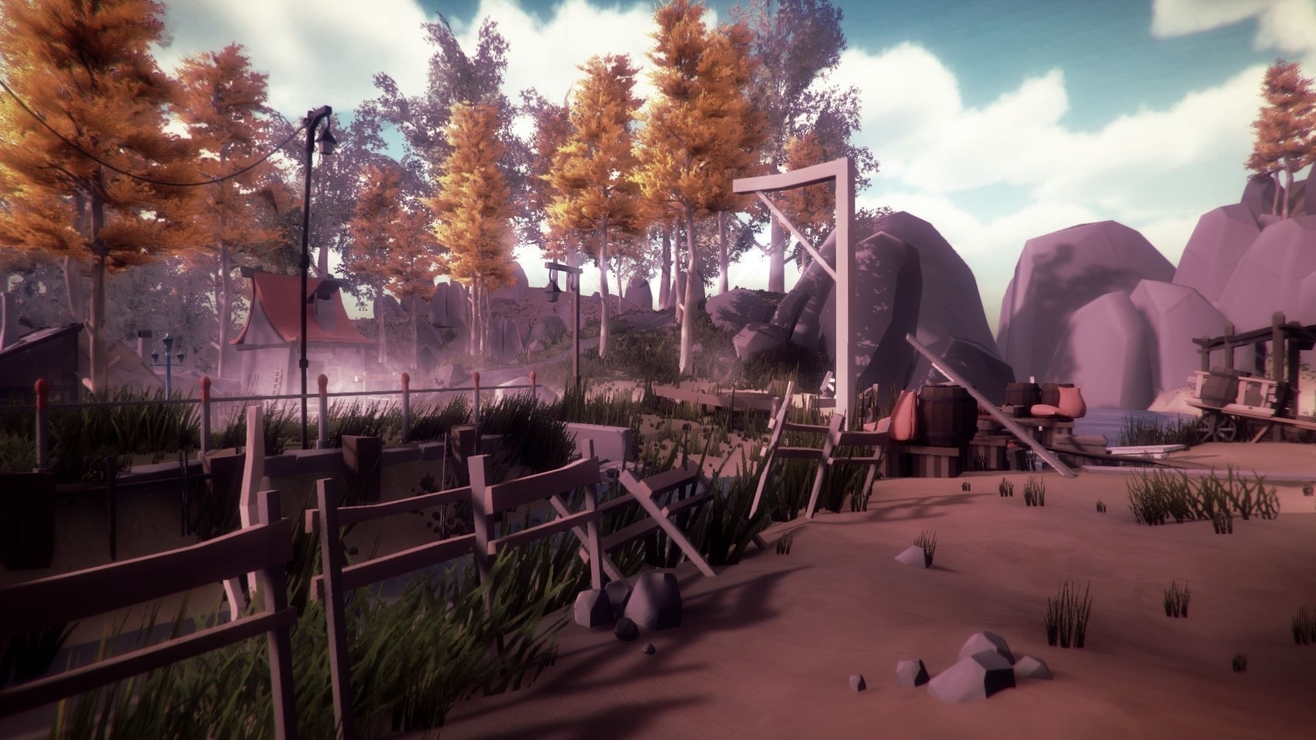 The Village and City of 18th Century Pack Low-poly 3D model_72