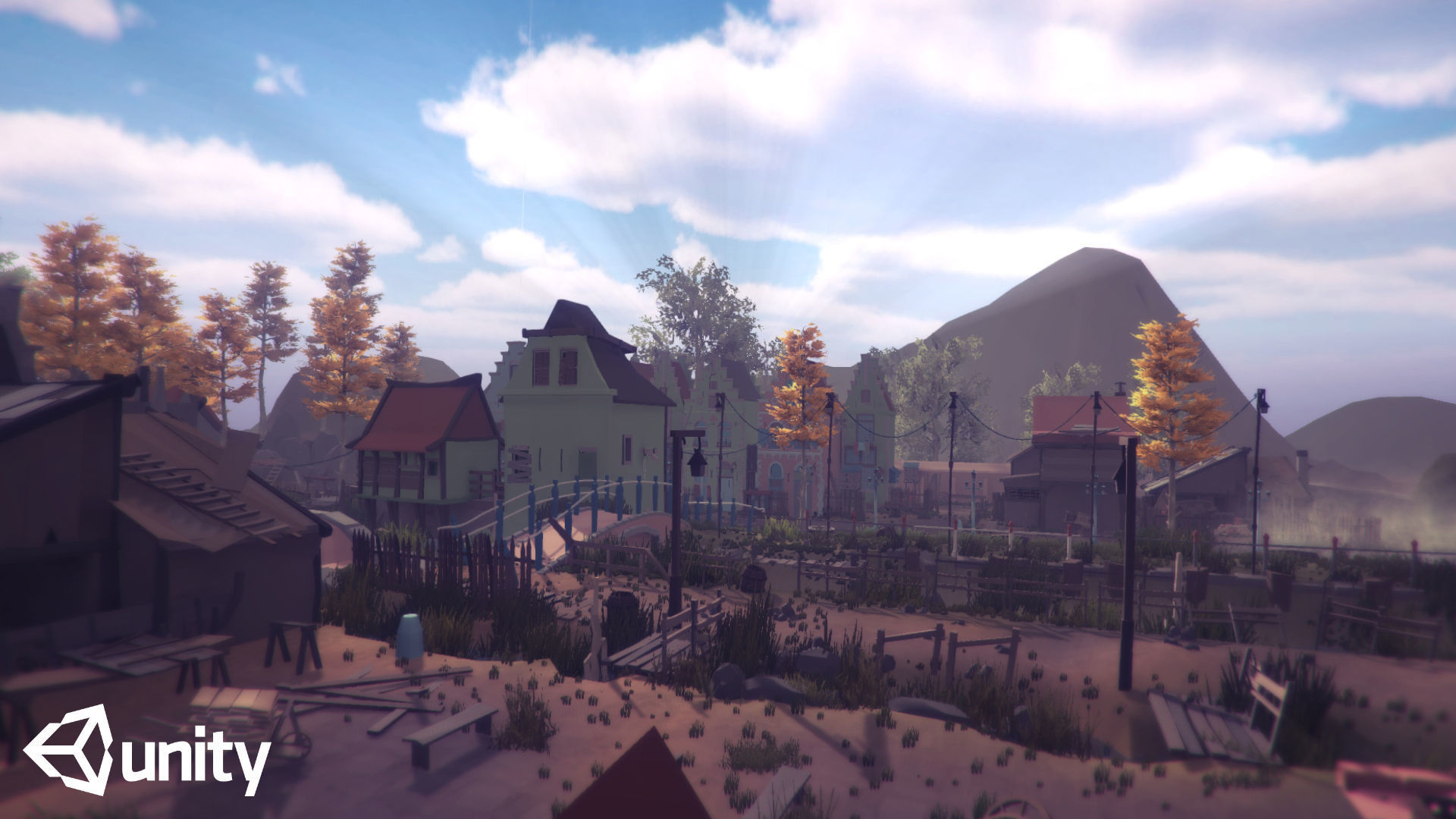 The Village and City of 18th Century Pack Low-poly 3D model_42