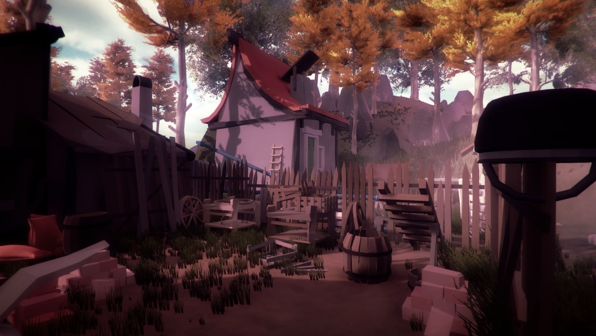 The Village and City of 18th Century Pack Low-poly 3D model_58