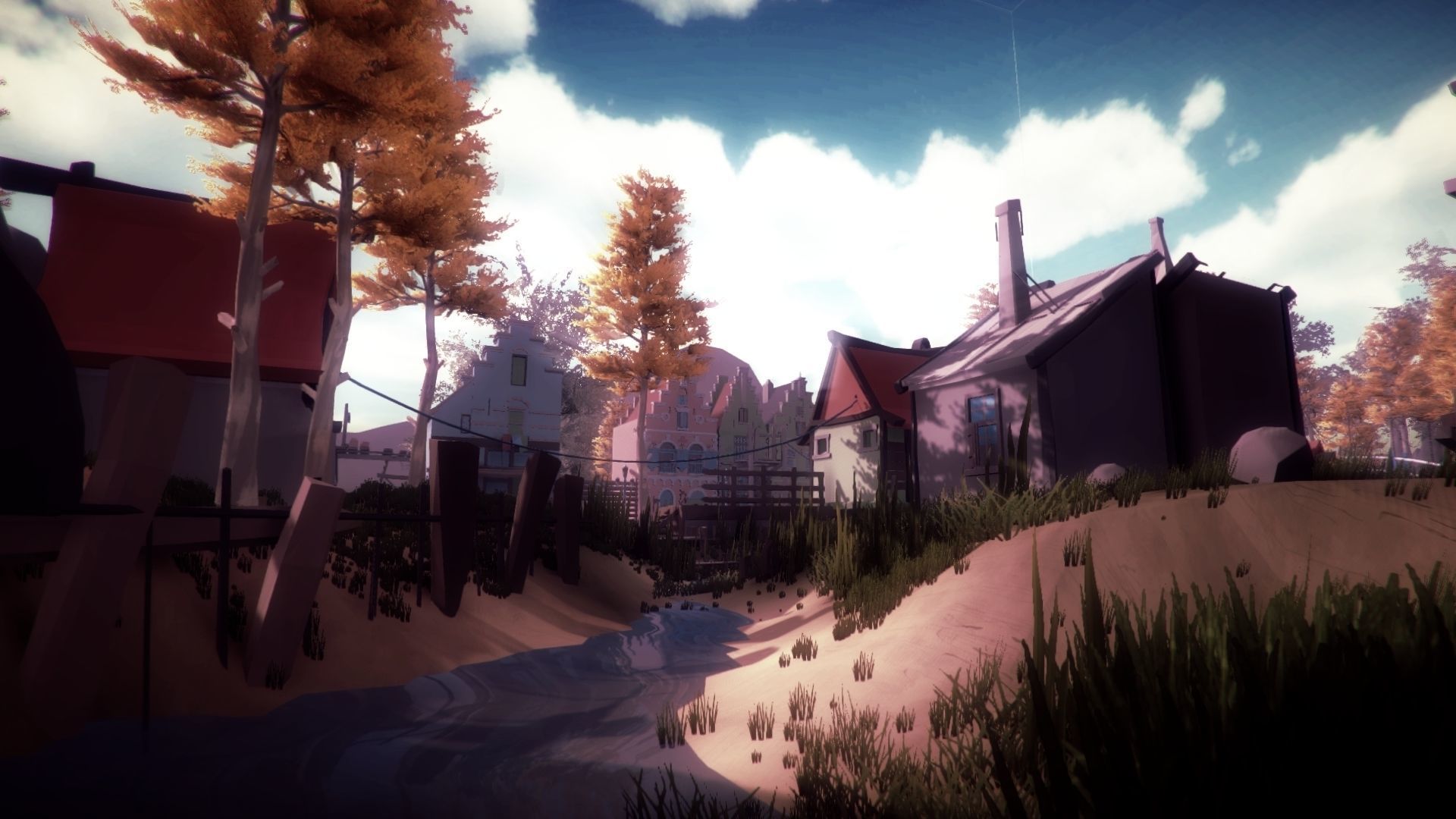 The Village and City of 18th Century Pack Low-poly 3D model_63