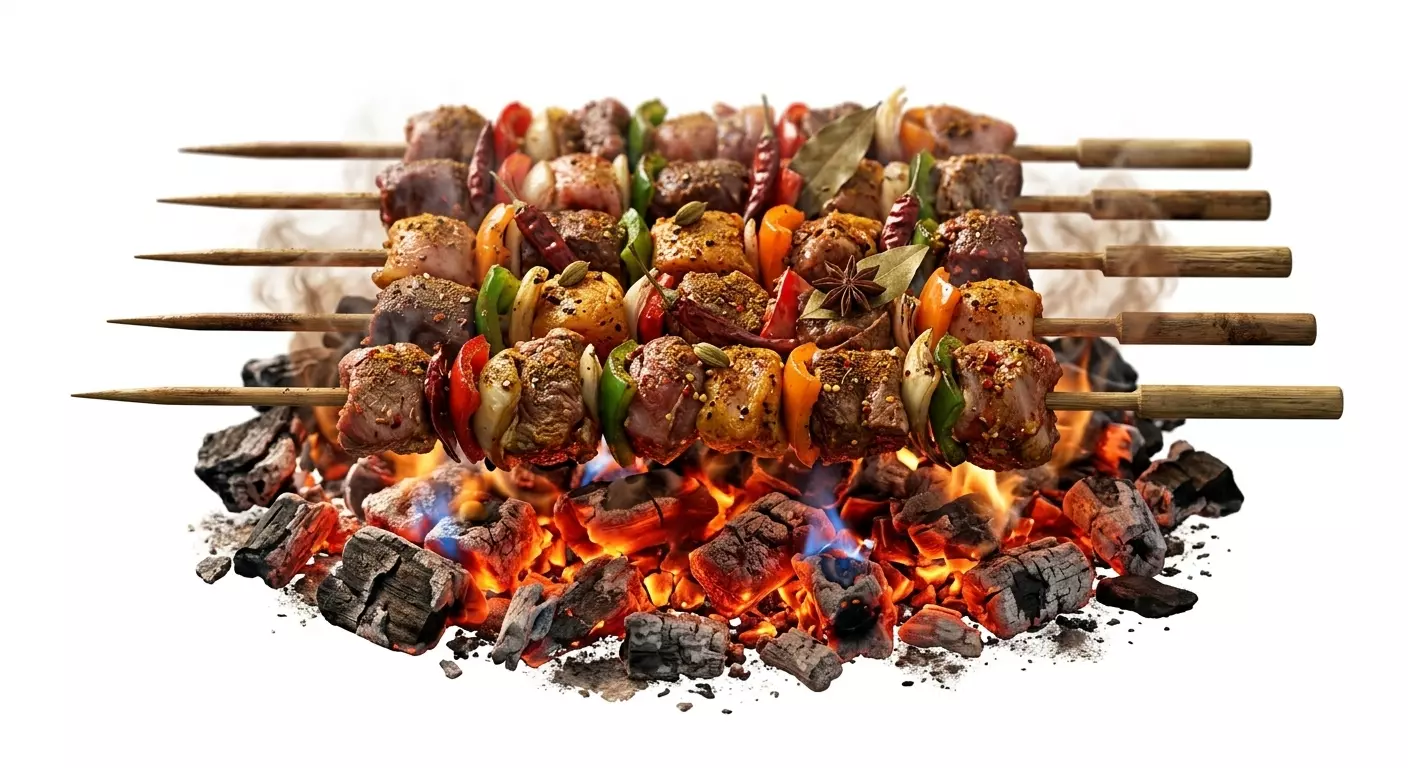BBQ Skewers Grill 3D Model 3D print model