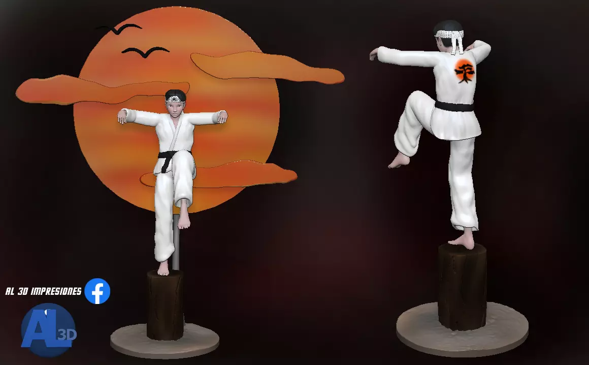 Karate Kid 3D print model
