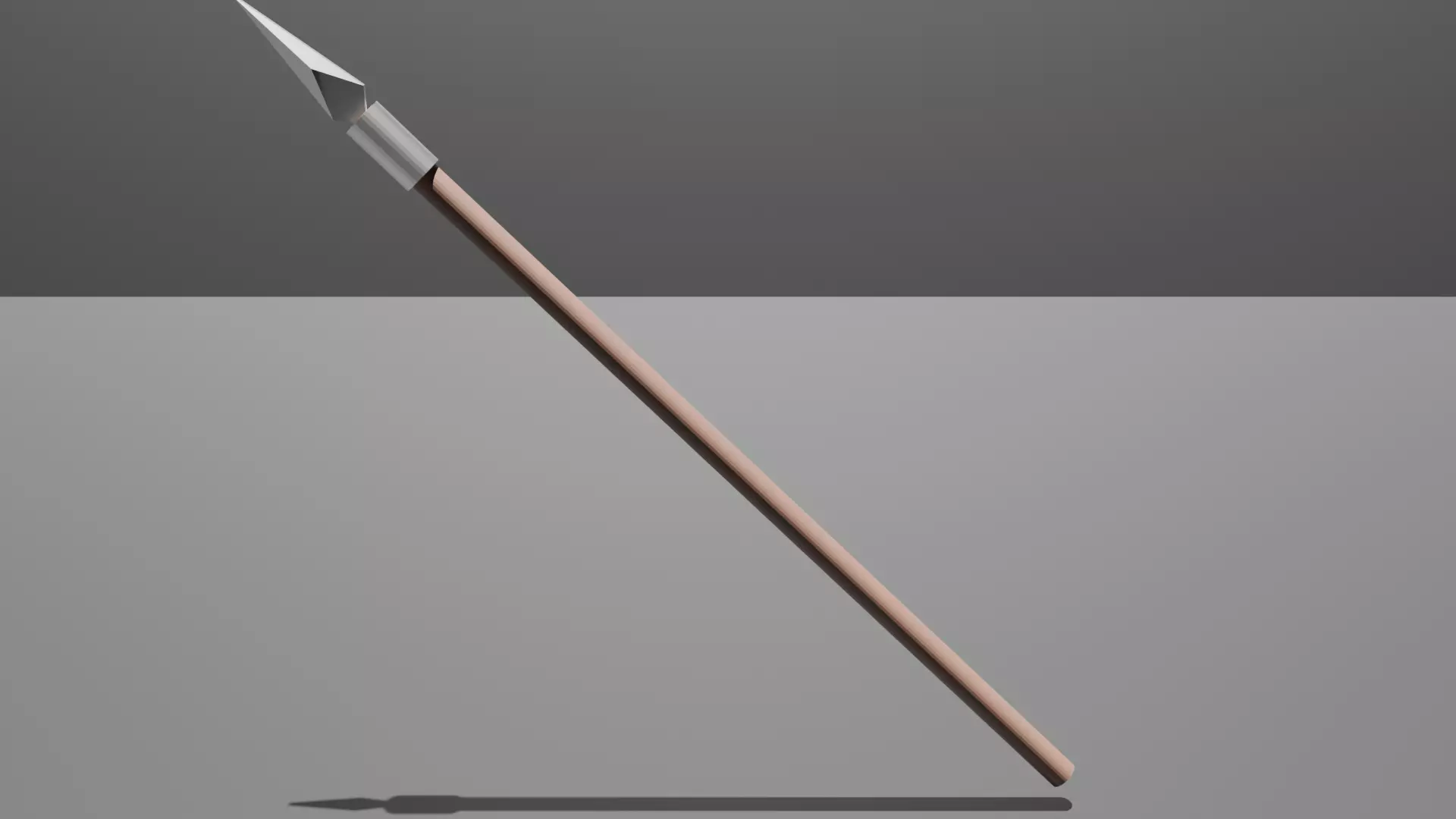 Handmade Improvised Spear 3D model