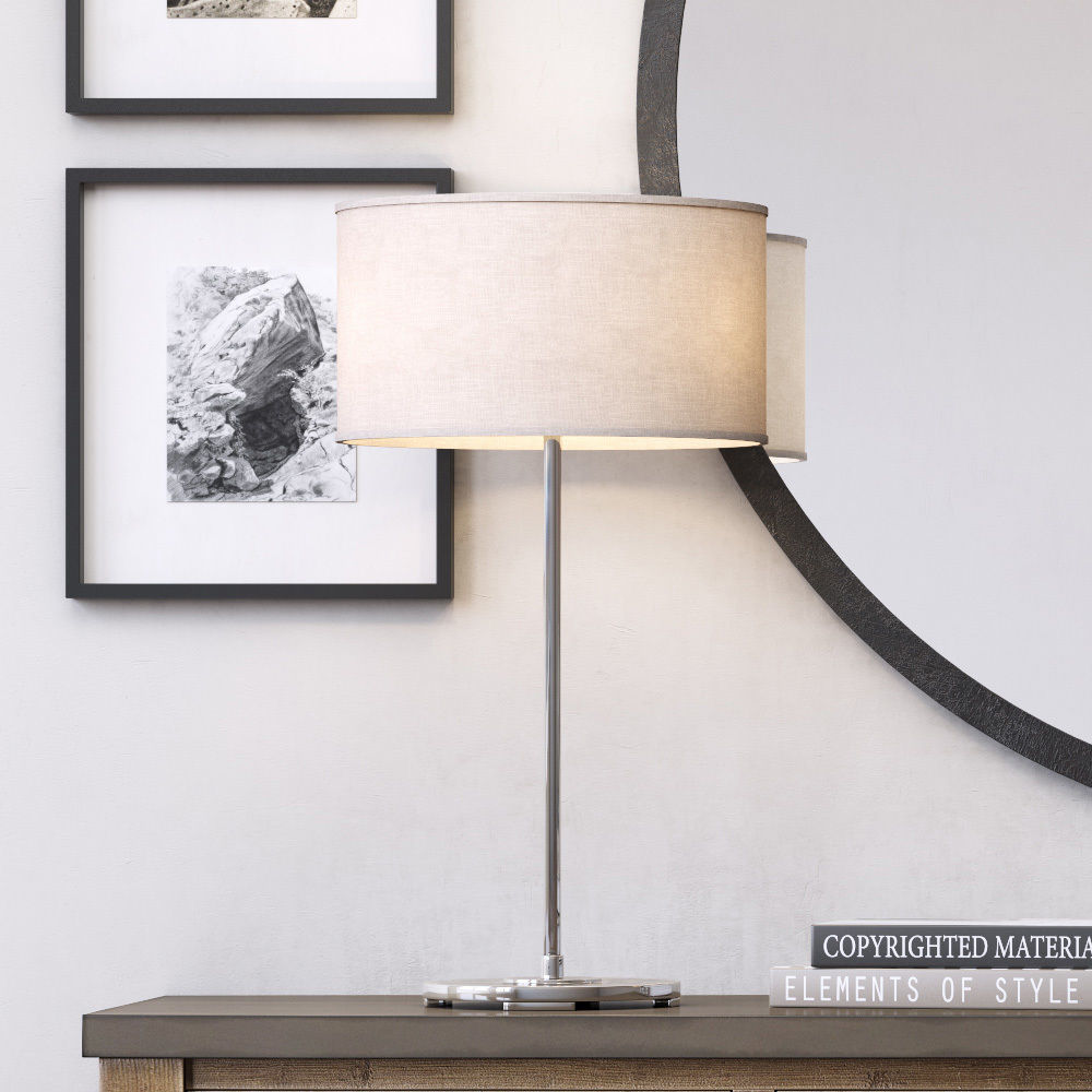 ZINC-TOP MERCANTILE CONSOLE 3D model_3