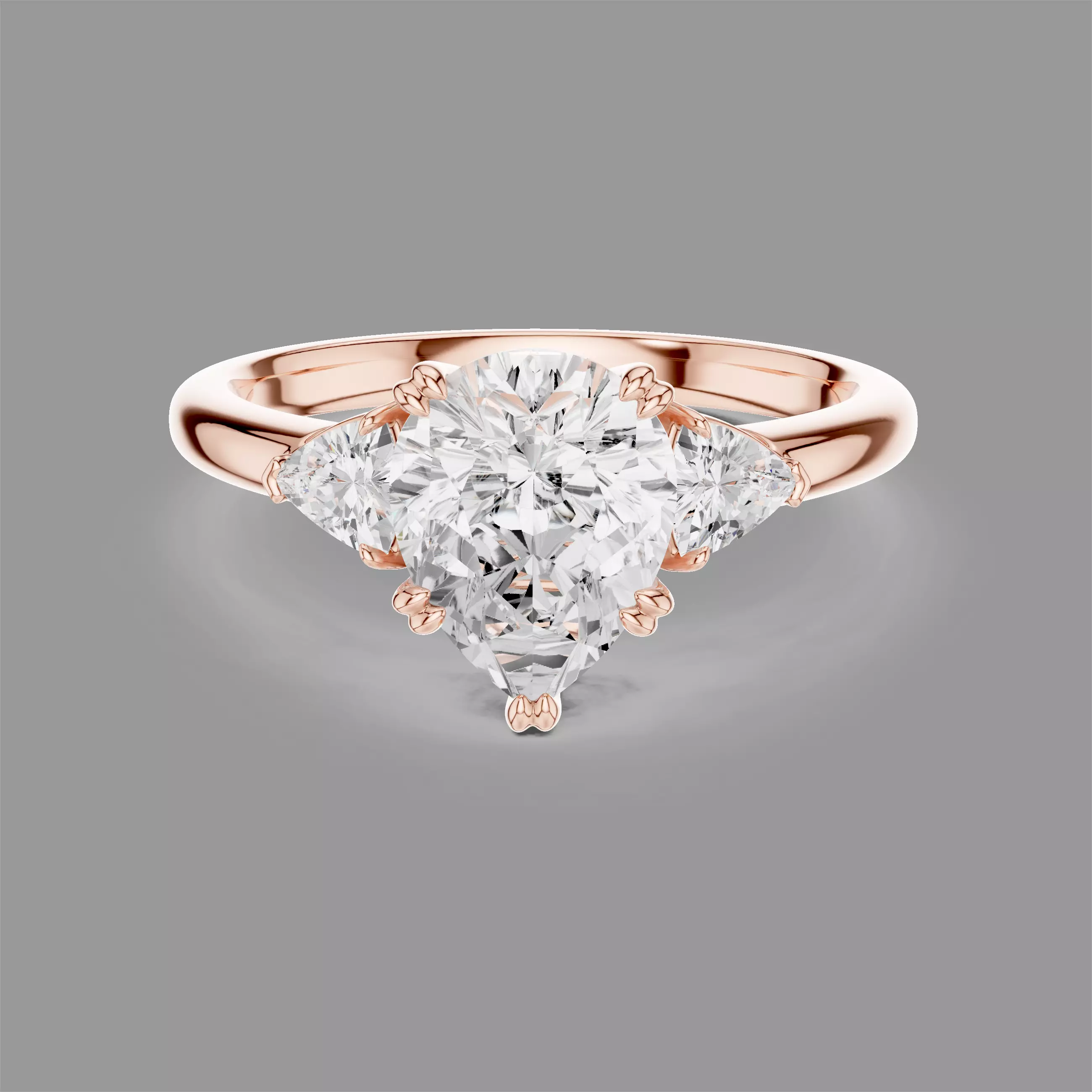 Solitaire Ring 3D print model