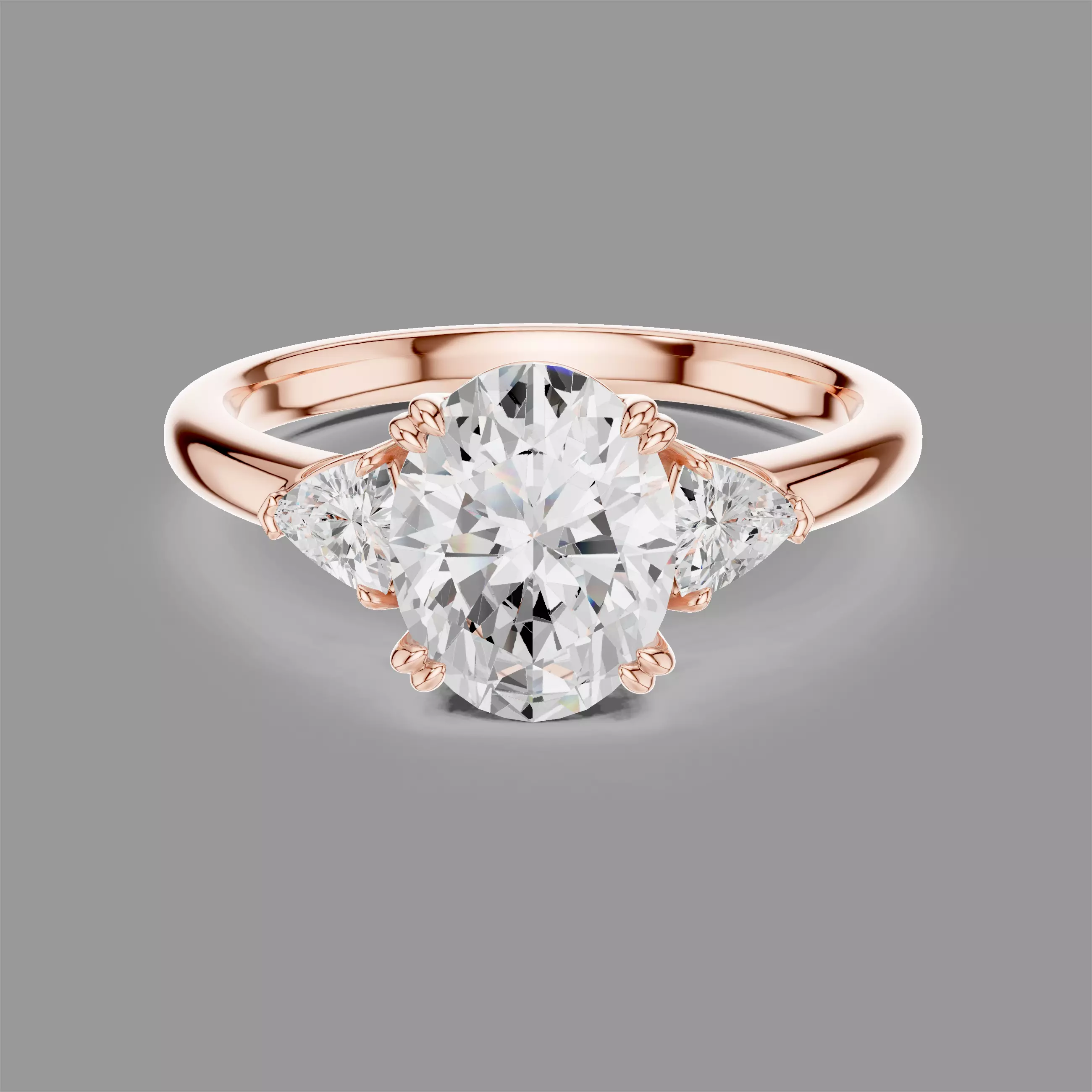 Solitaire Ring 3D print model