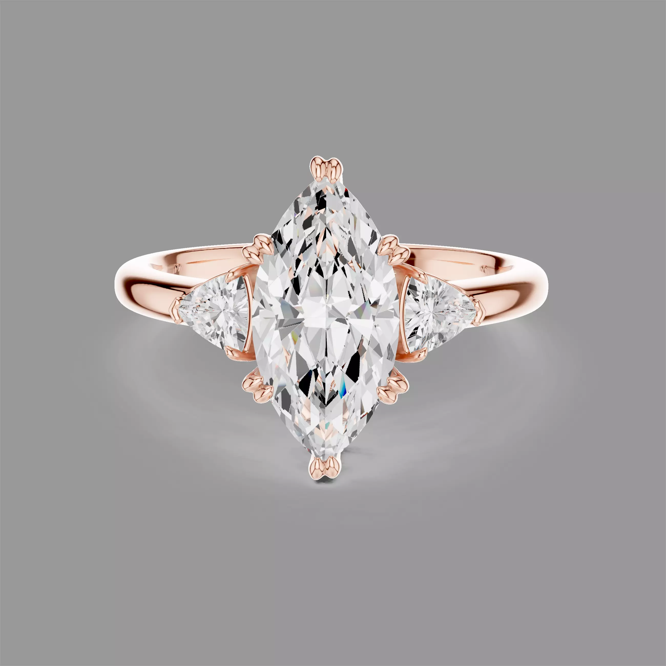 Solitaire Ring 3D print model