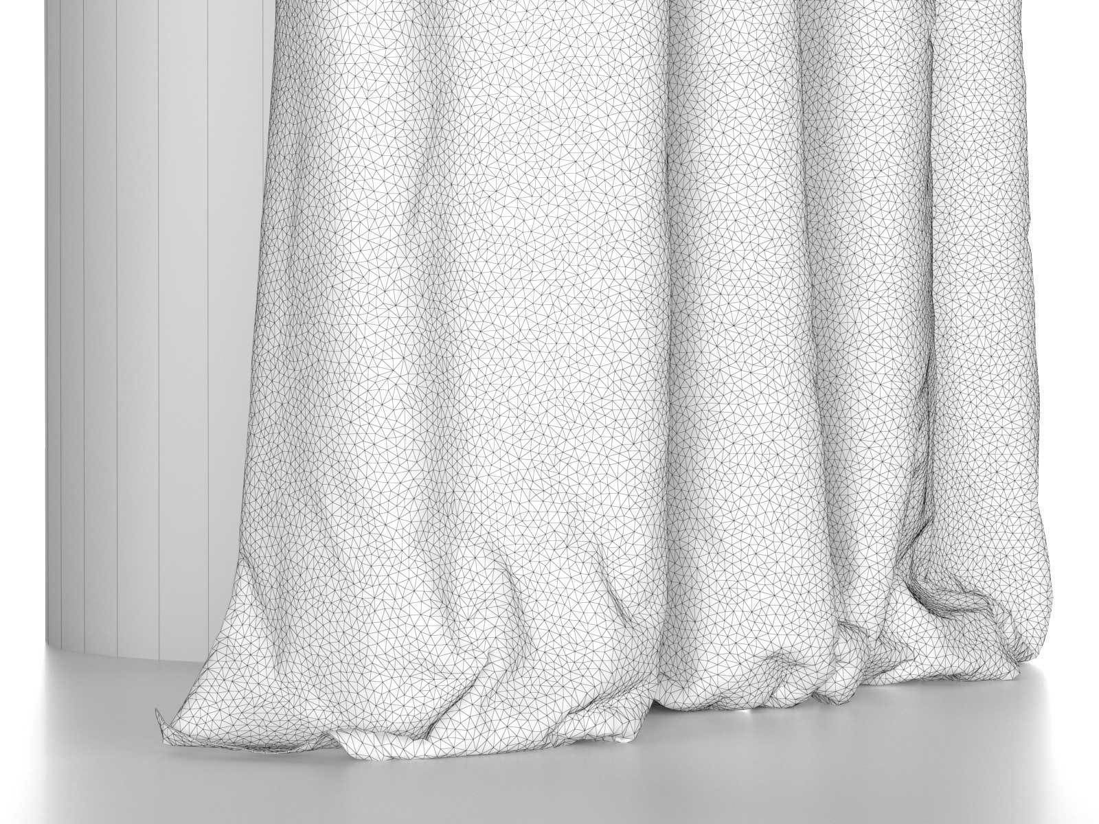 Curtain 007 3D model_2