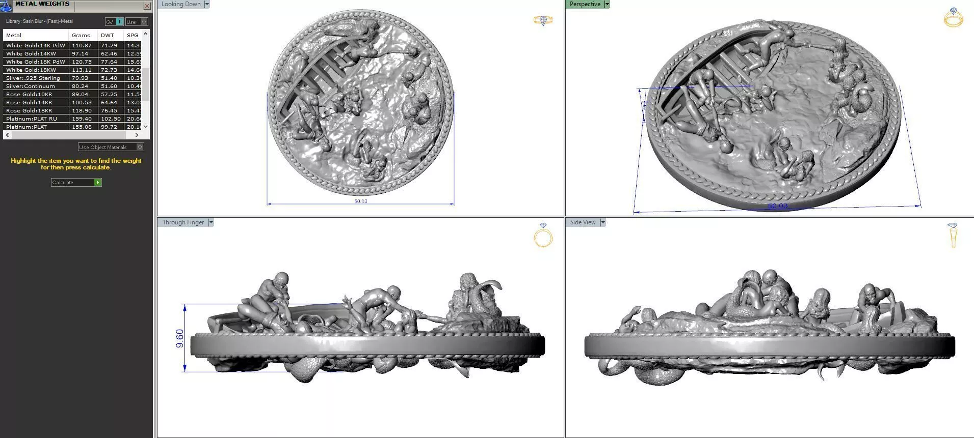 Package of Mermaid Designs Free 3D print model