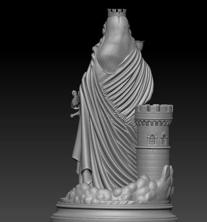 SAINT BARBARA 3D print model