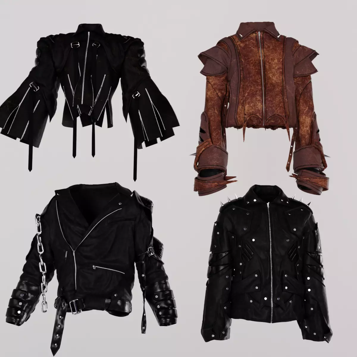 Leather Jacket 3D model