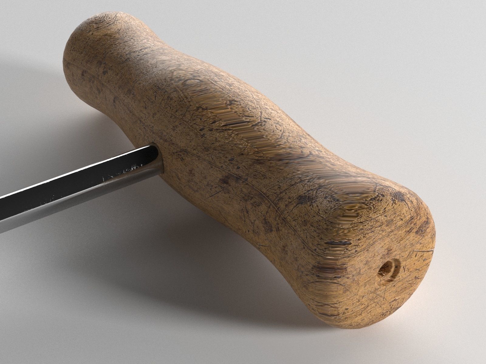 Corkscrew 3D model_2
