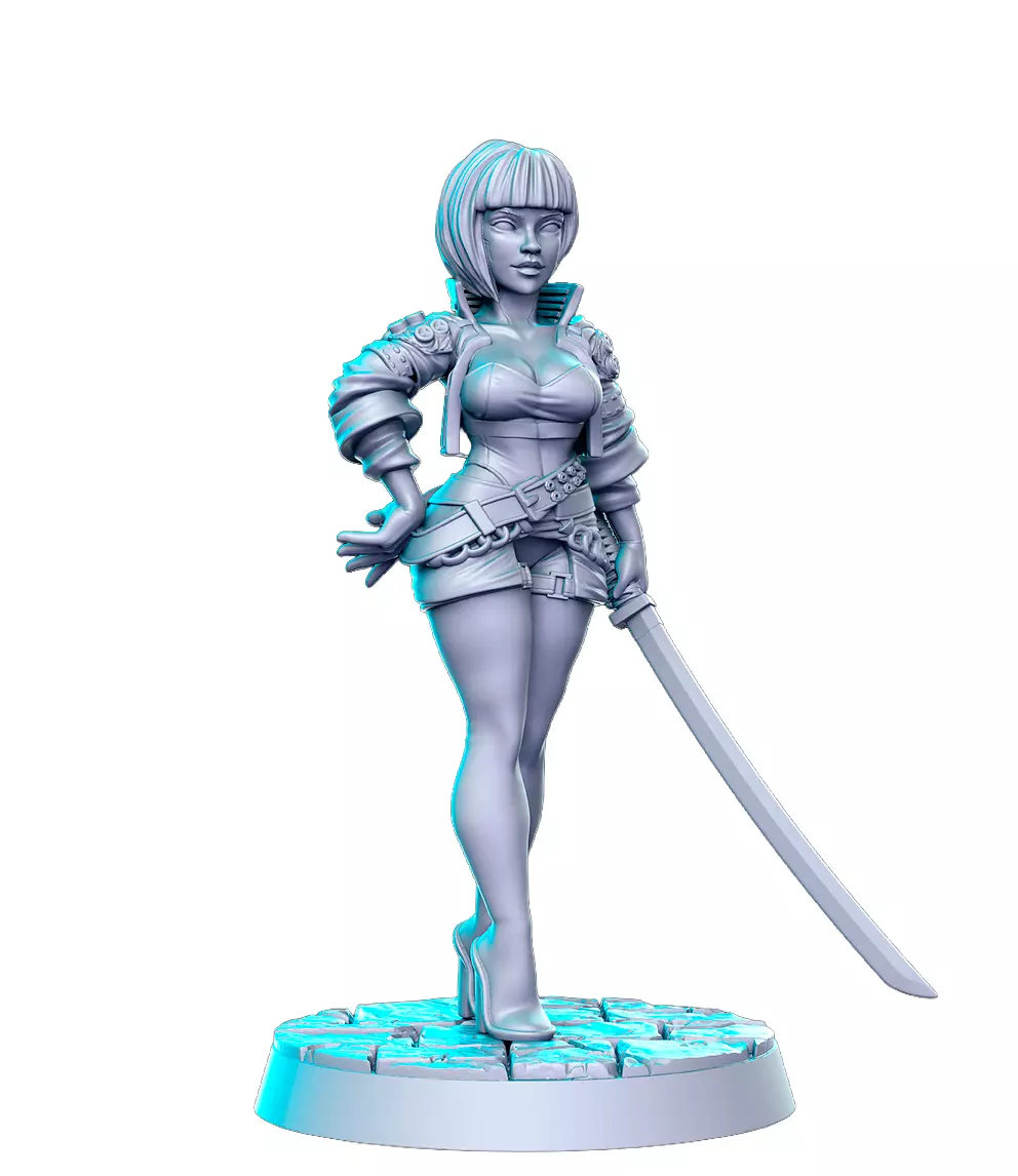 Neon Nova 3D Print STL Miniature RPG 3D print model