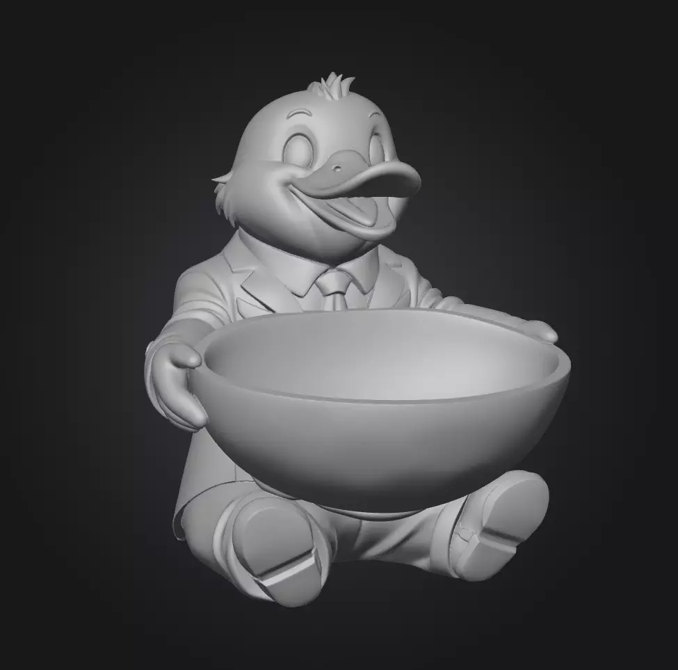 Duck Butler Candy Bowl 3D print model