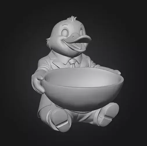 Capybara Butler Candy Bowl for 3D printing 3D model 3D printable | CGTrader