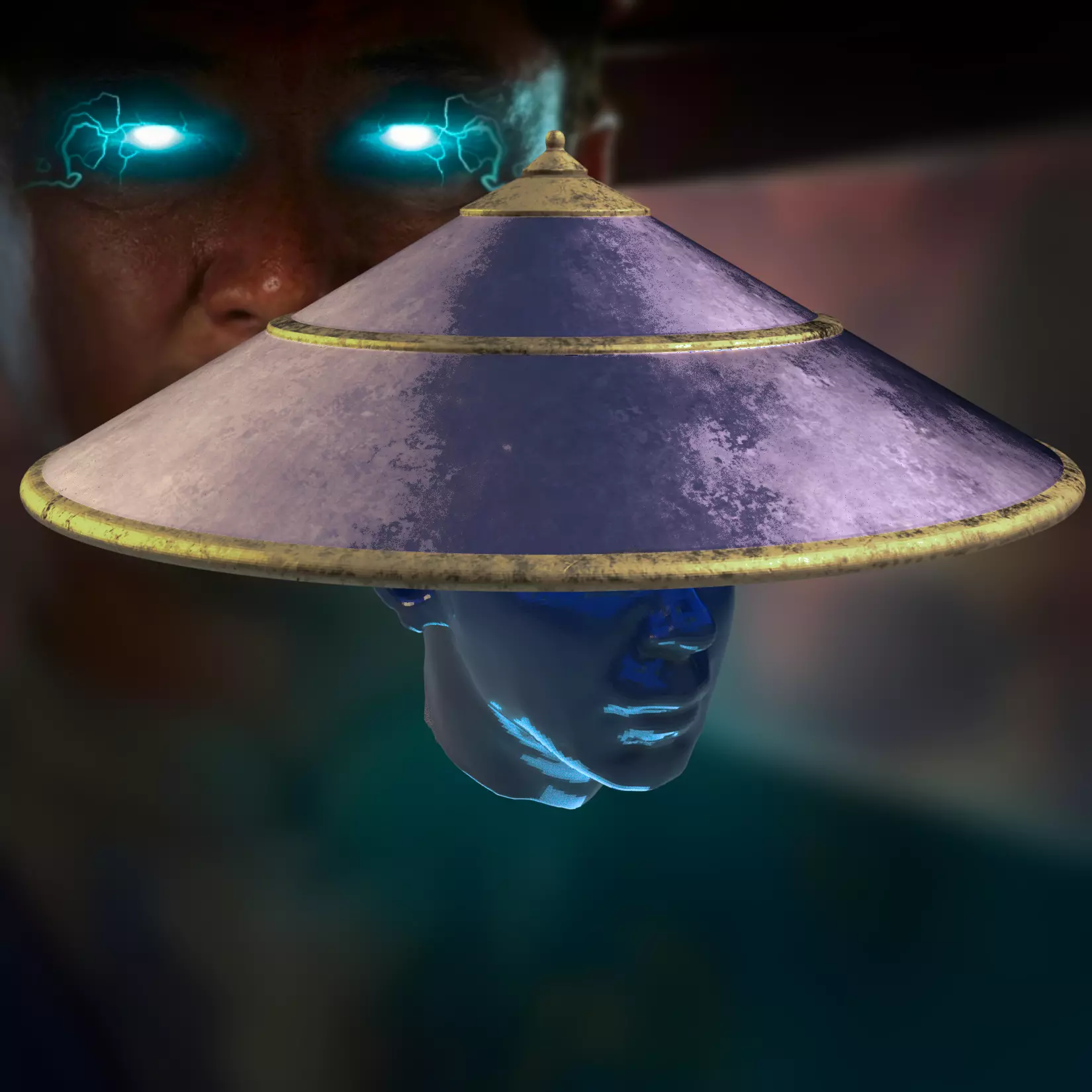 mortal kombat 2 Raiden hat 3D print model