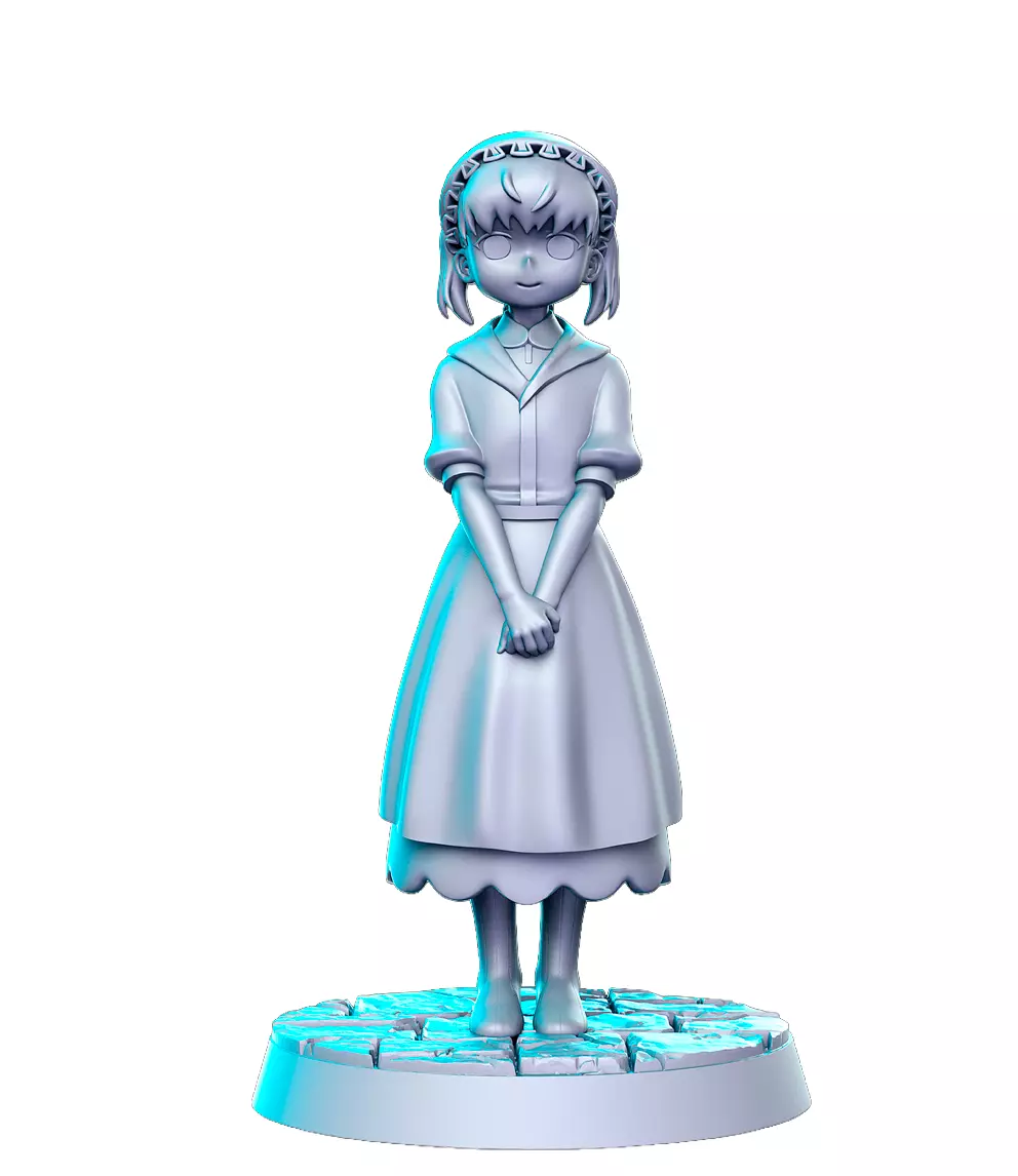 Georgia 3D Print STL Miniature RPG 3D print model