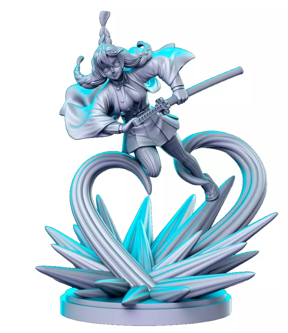Mitsuri Kanroji 1 3D Print STL Miniature RPG 3D print model