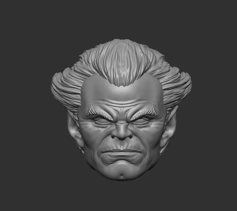 Green Lantern Ganthet Headsculpt for Action Figures 3D print model
