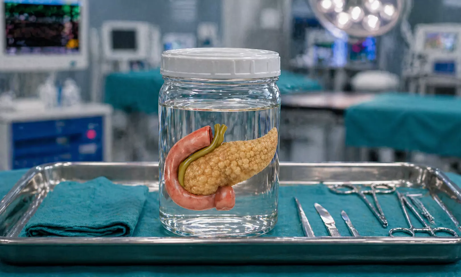 Realistic Human Pancreas Anatomy Model 3D model