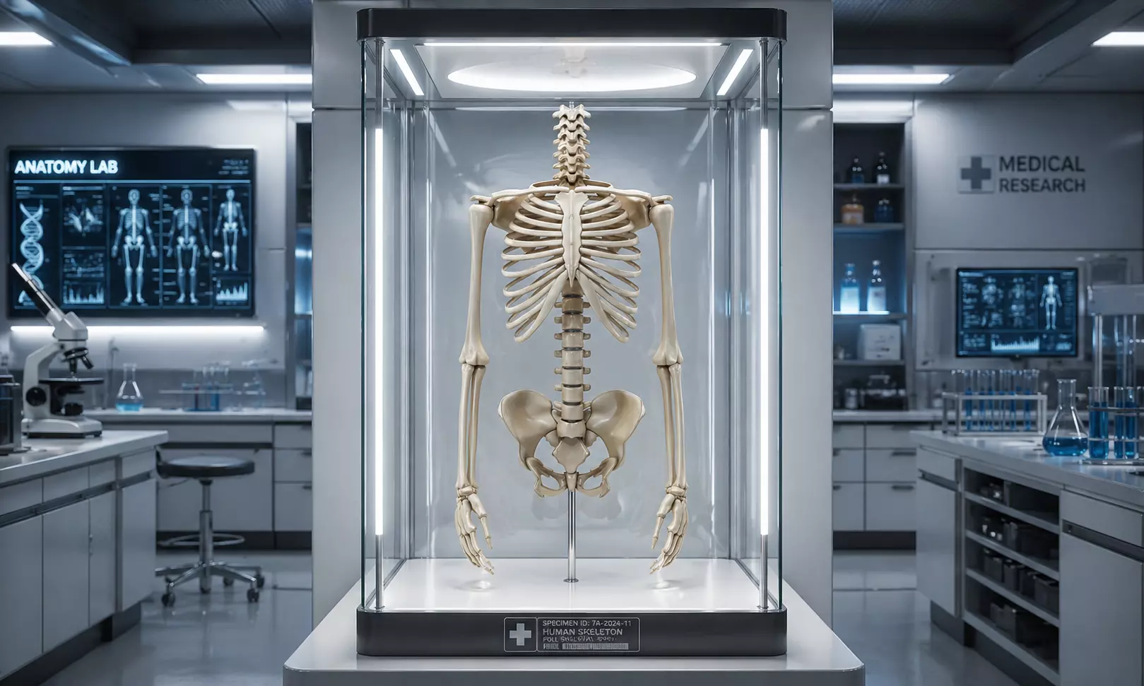 Realistic Human Skeleton Anatomy Model 3D model