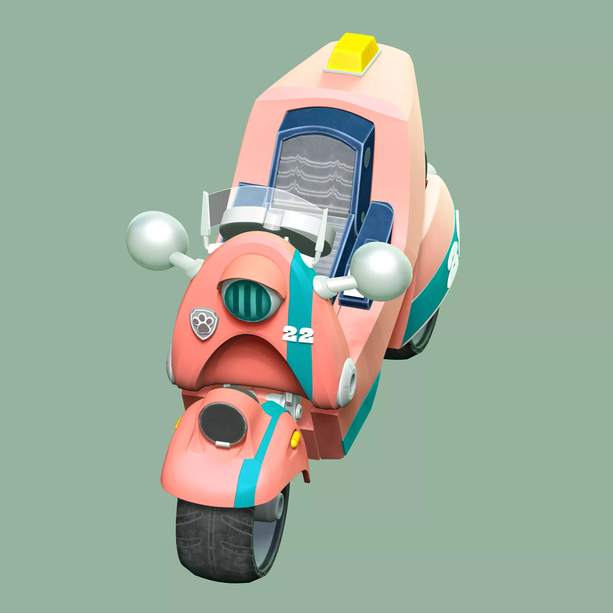 Liberty Scooter Paw Patrol 3D print model