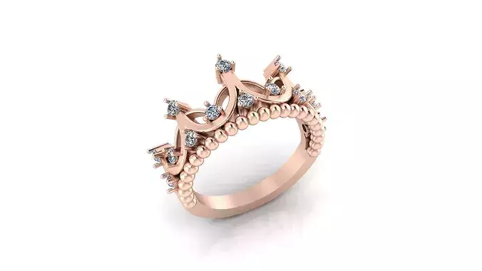 crown high jewelry ring
