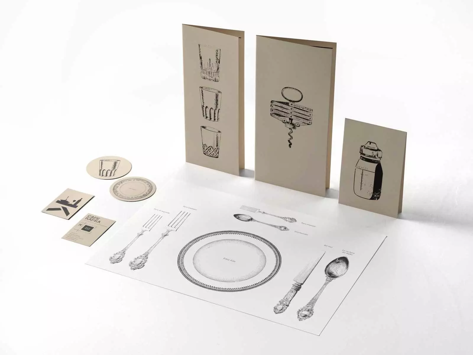 Cafe Kafka Menu 3D model_0