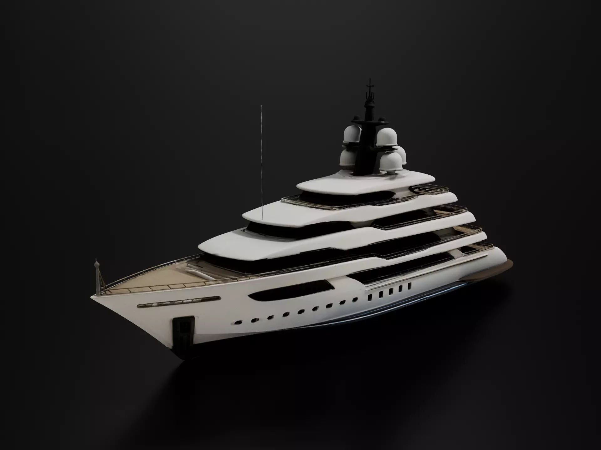Azimut Grande 35M - Super Yacht 01 3D print model