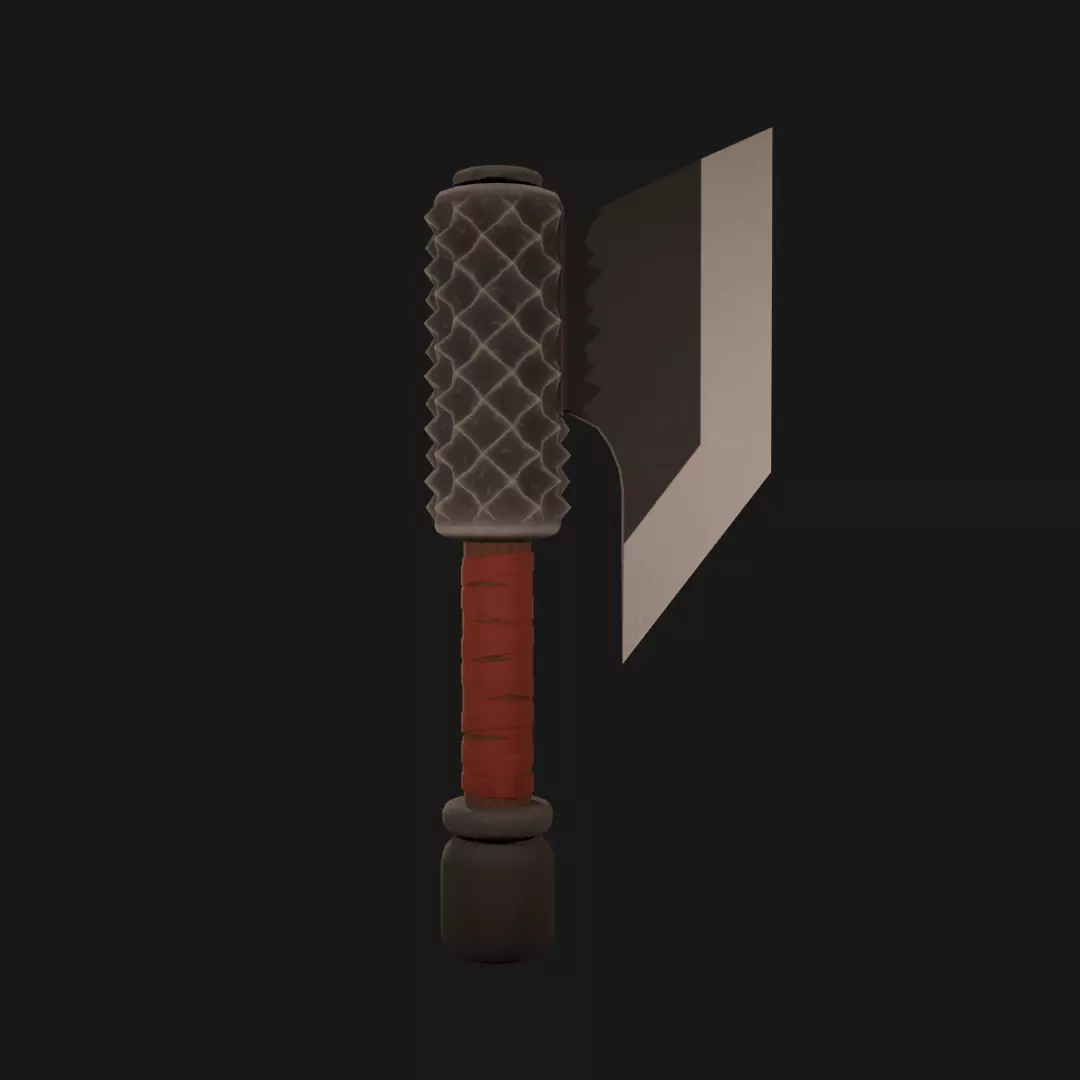 Berserkers axe 1 Low-poly 3D model