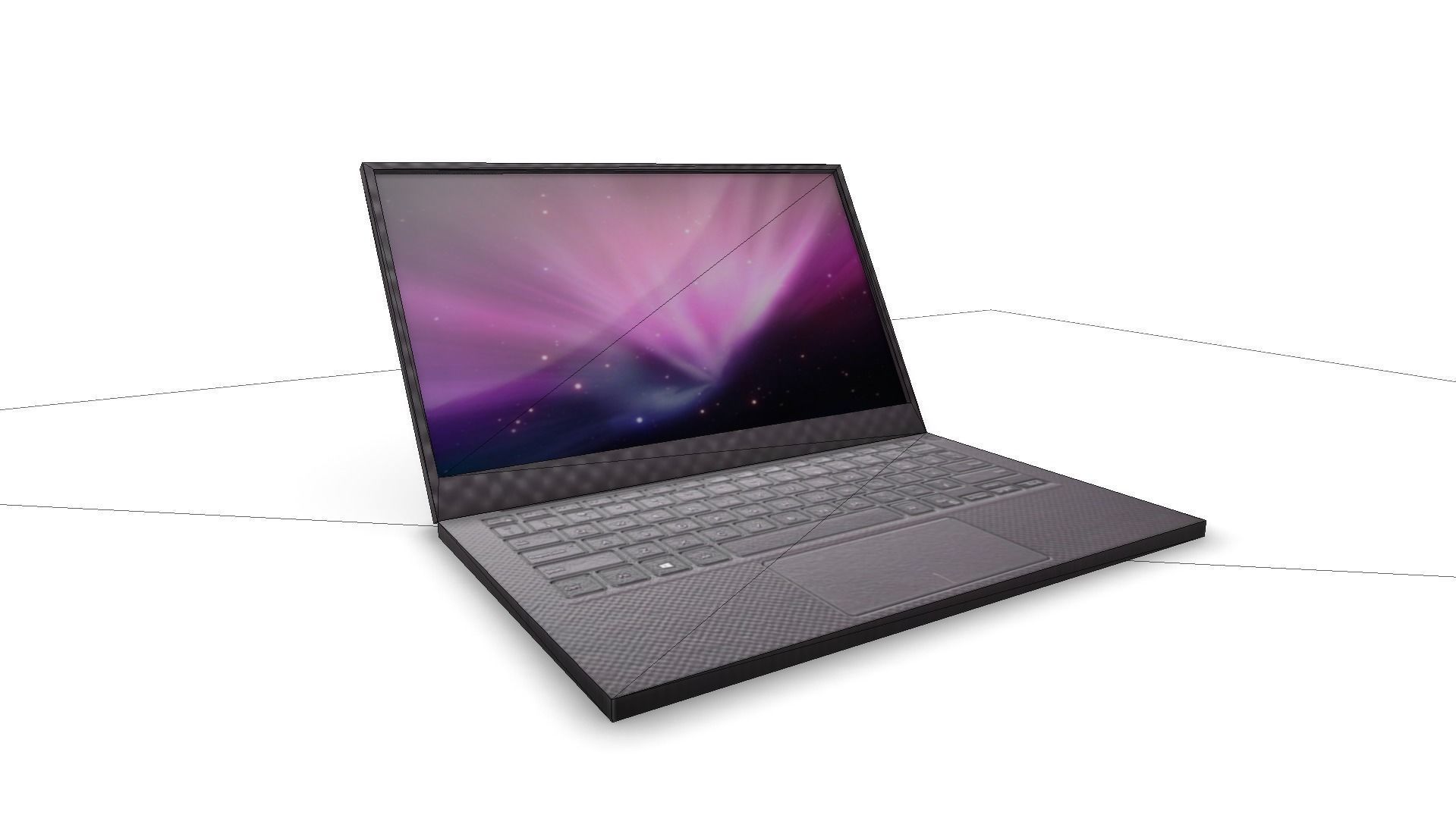 Laptop SHC Quick Office LM Low-poly 3D model_5