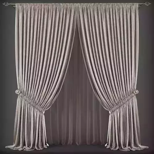 Curtain 3D model 248