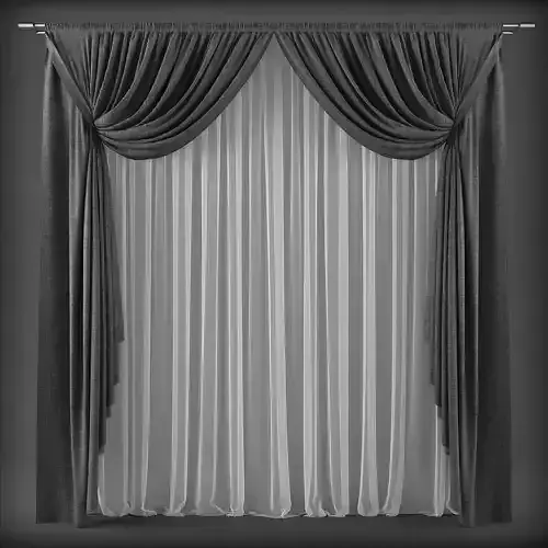 Curtain 3D model 249