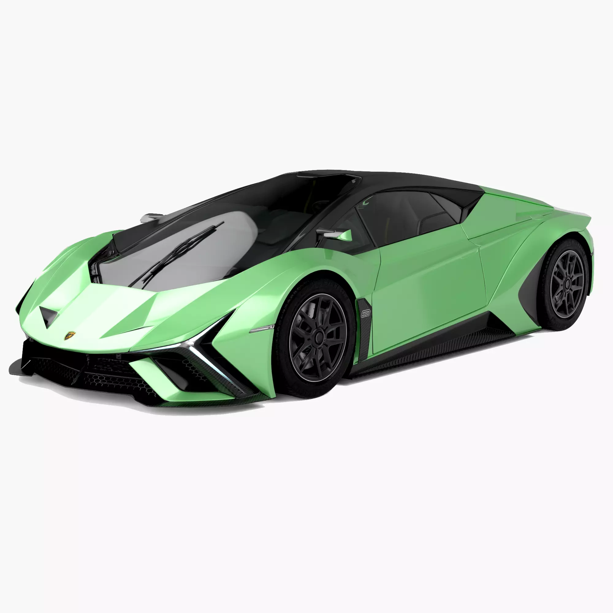 Futuristic Italian Aura PL Hyper Car 2026 3D model