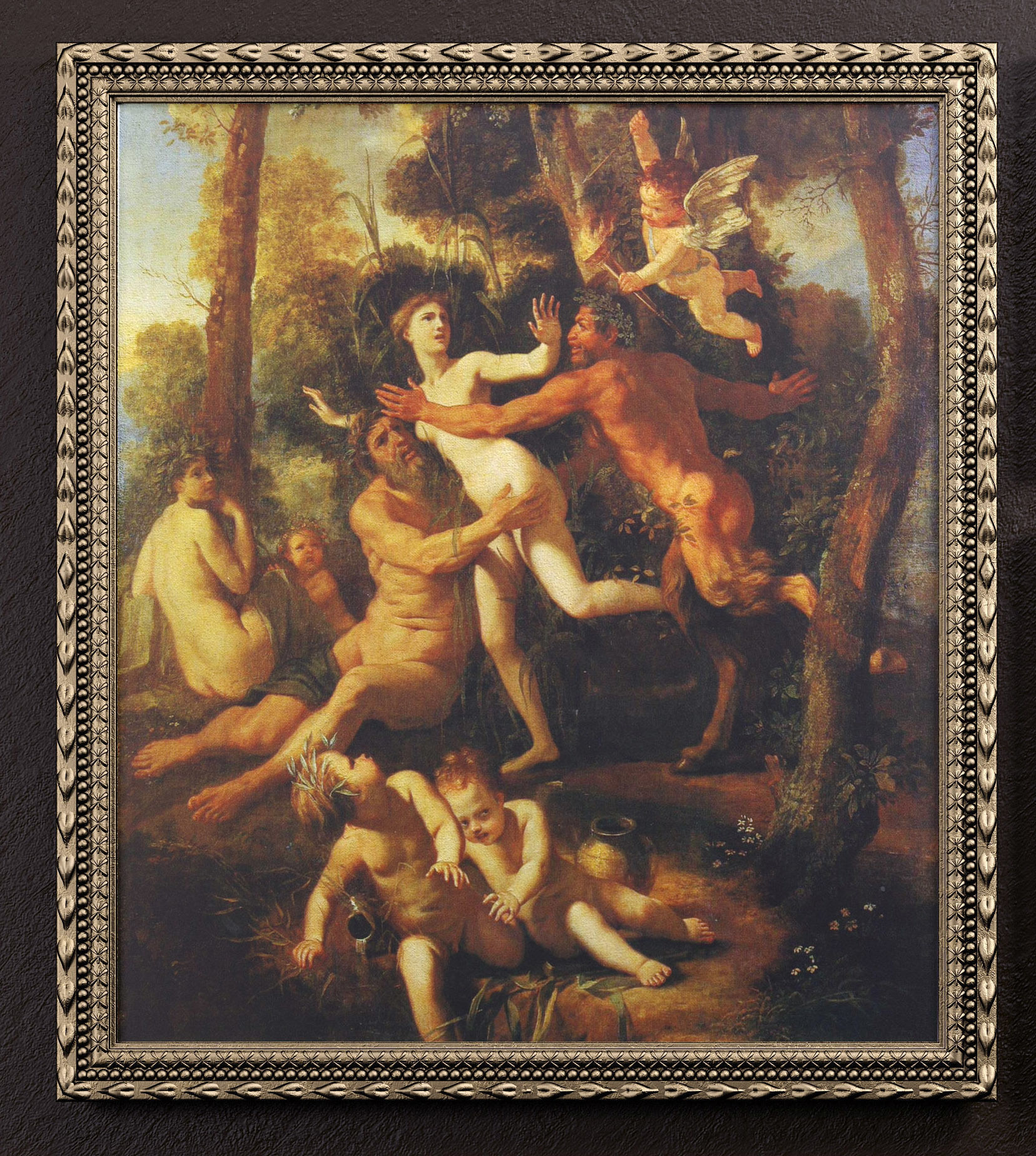 Frames 2 painting adam and eve in woods 3D model_1