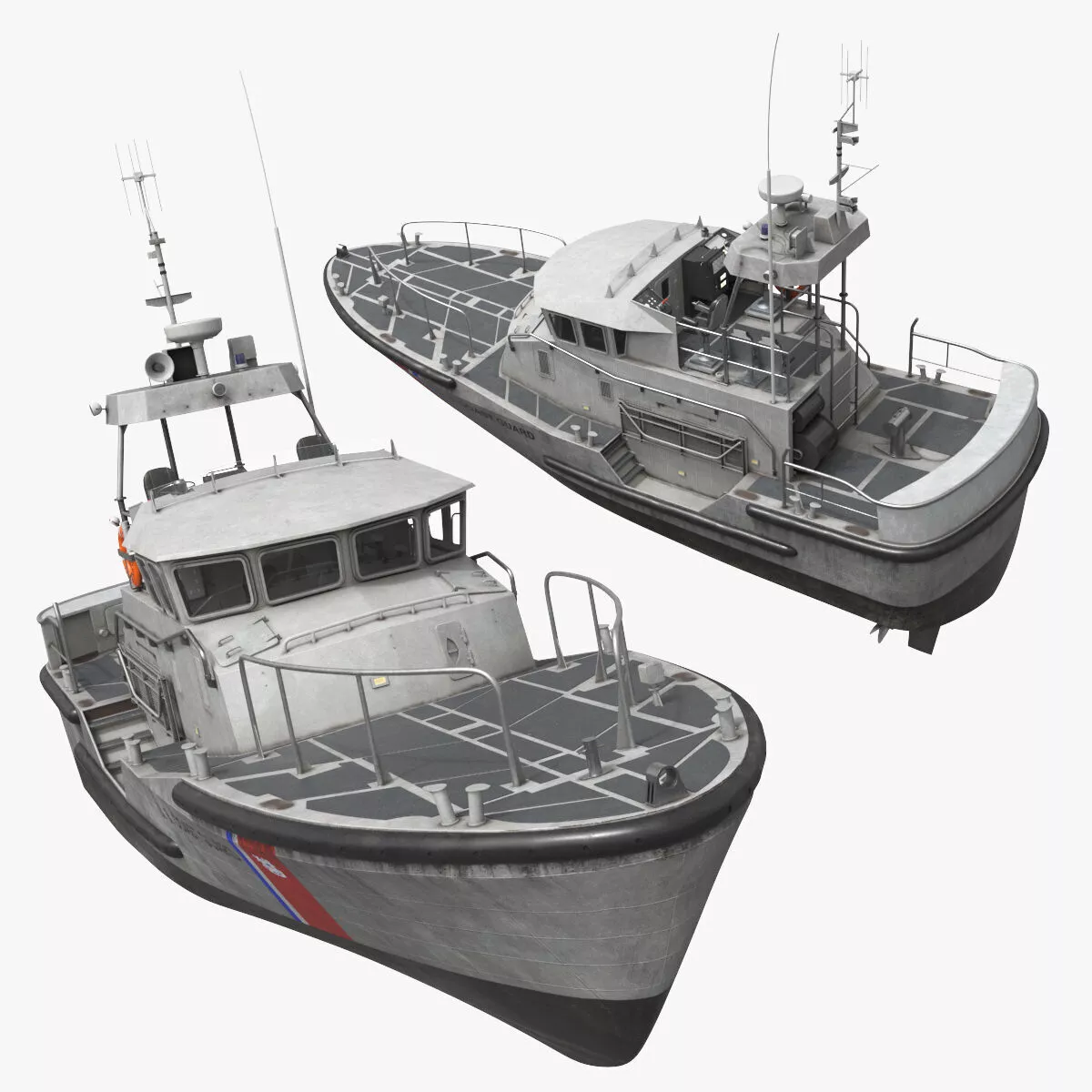 US Guard Motor Lifeboat 47-foot Simplified 3D model