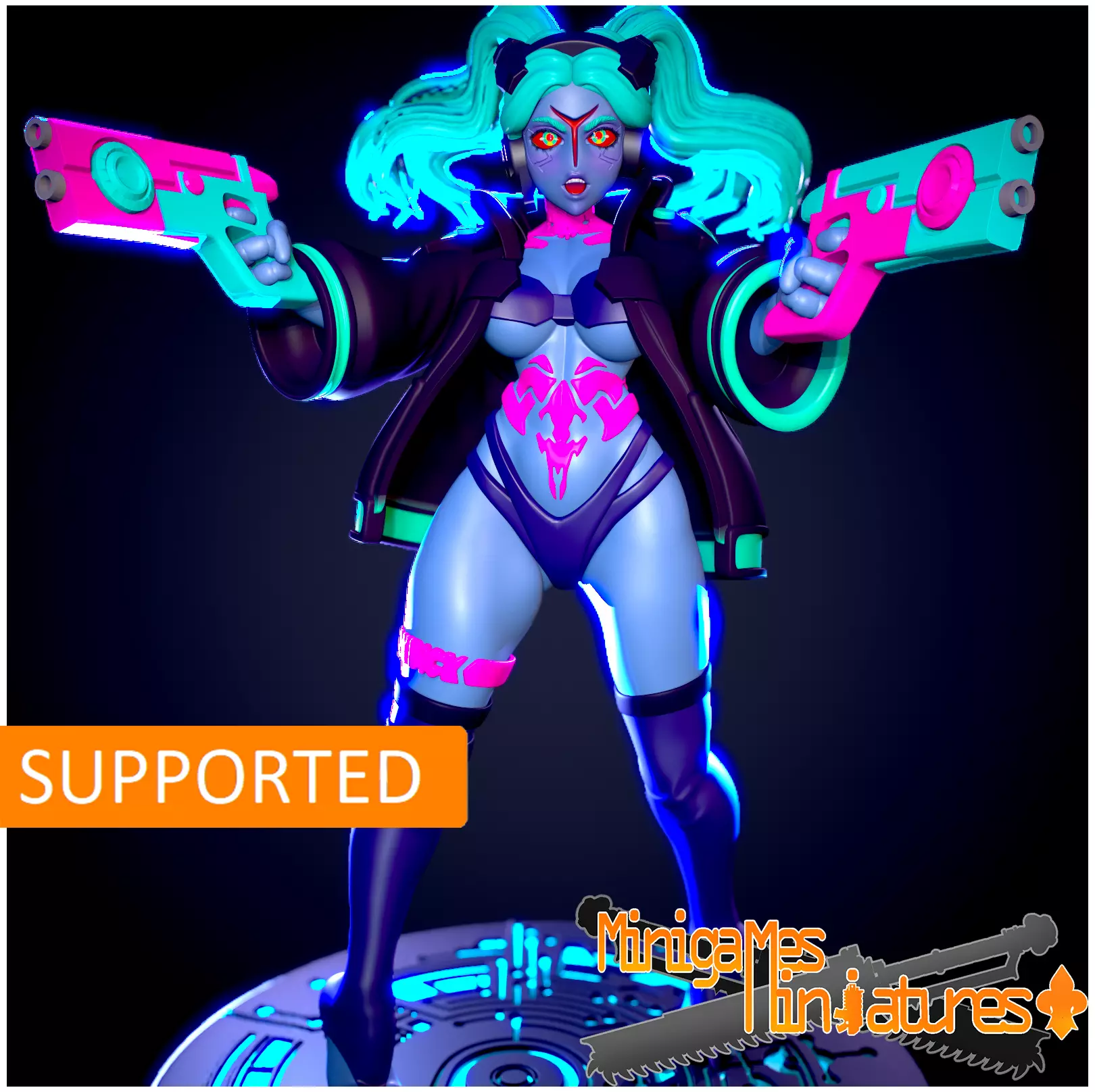 Greater good Rebecca anime figurine 3D print model