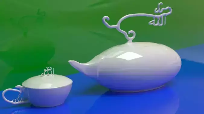 Teapot and Cup
